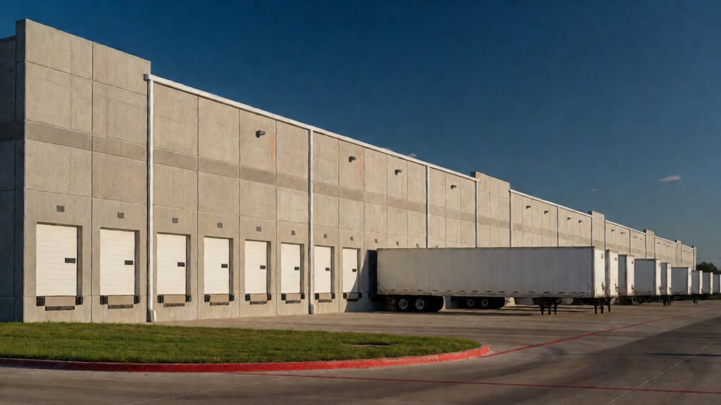 Large industrial distribution facility